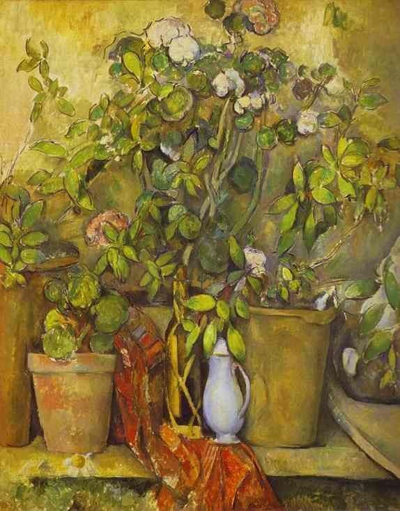 Paul Cezanne Flower Pots